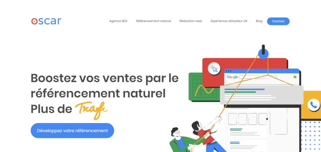 oscar referencement - Agence SEO