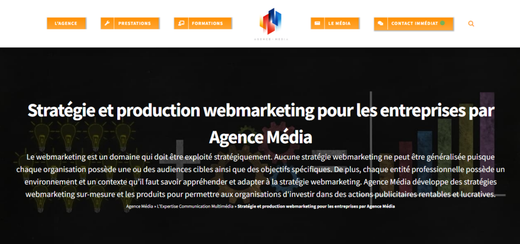 Agence Media - Agence webmarketing
