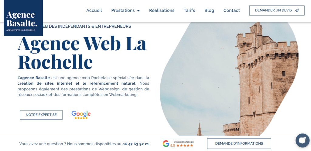Basalte - Agence web la Rochelle