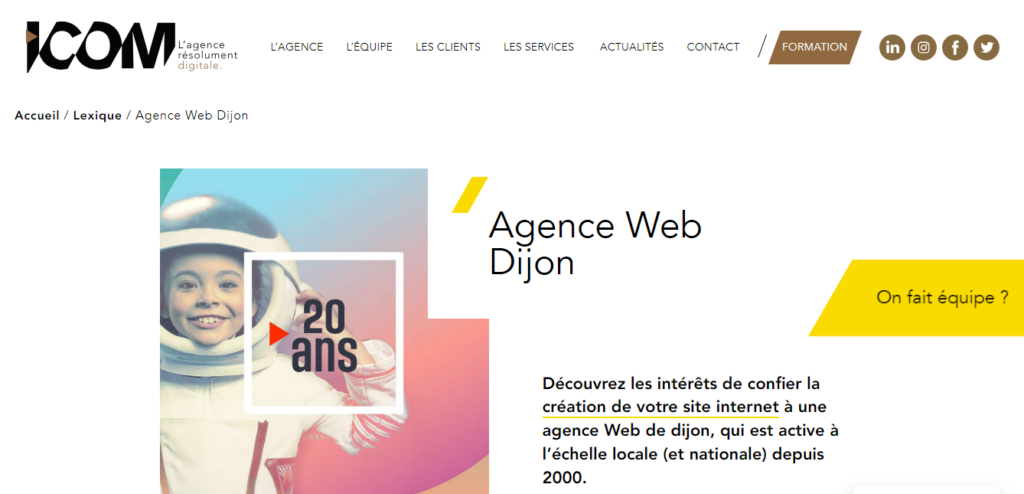 I com - Agence web Dijon