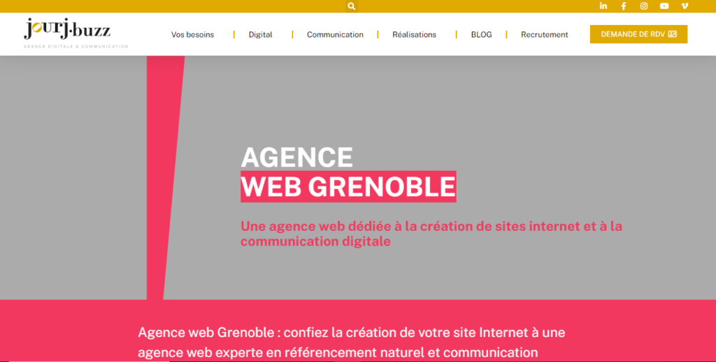 Jour J - Agence web Grenoble