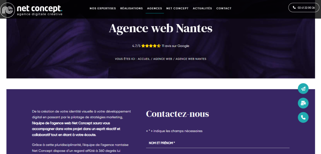 Net Concept - Agence web Nantes