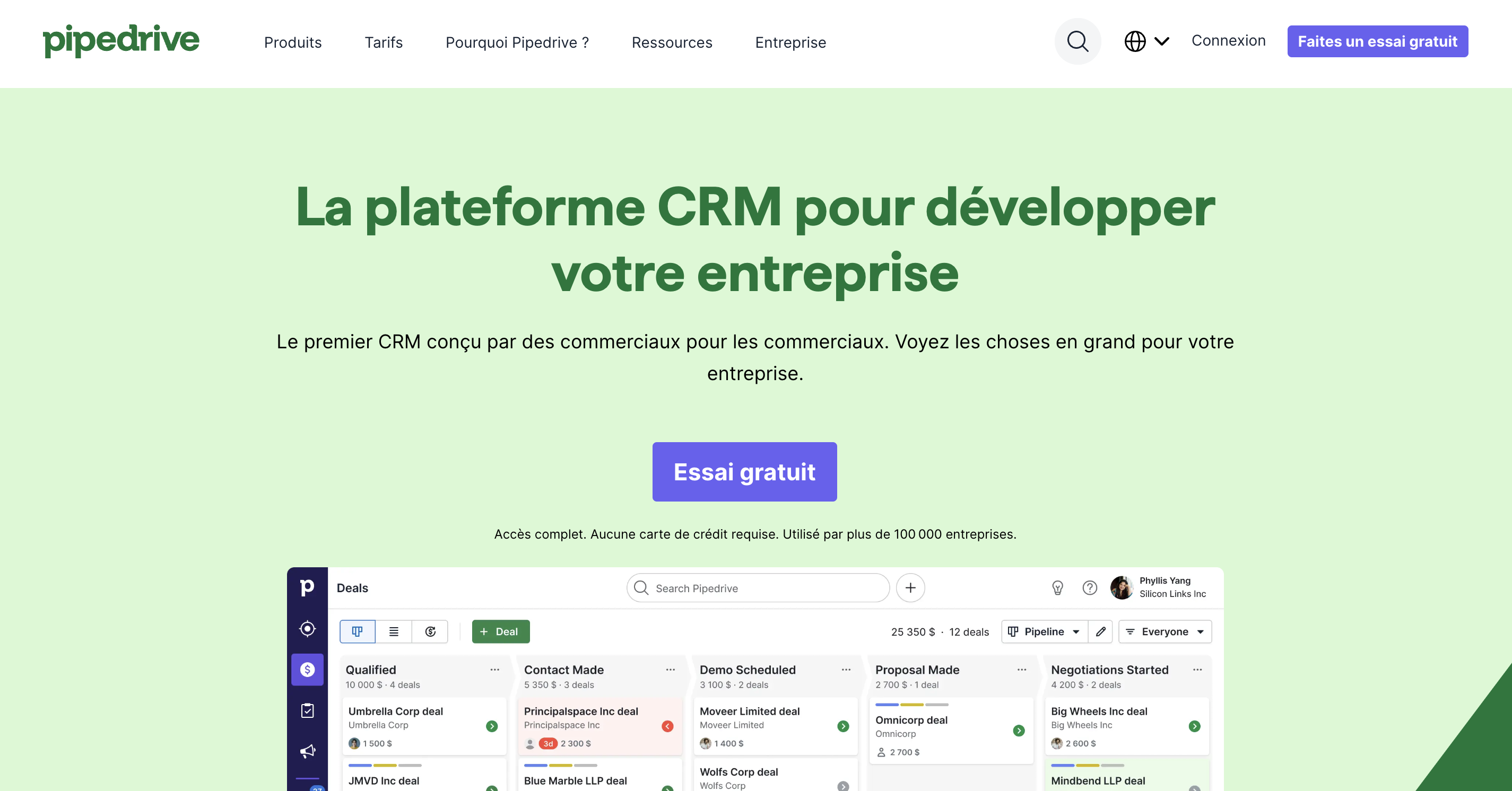 Pipedrive CRM immobilier