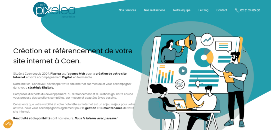 Pixelea - Agence web Caen