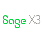 Sage x3 Logo