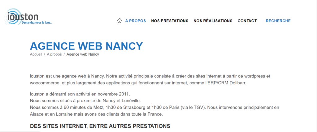 iouston - Agence web Nancy