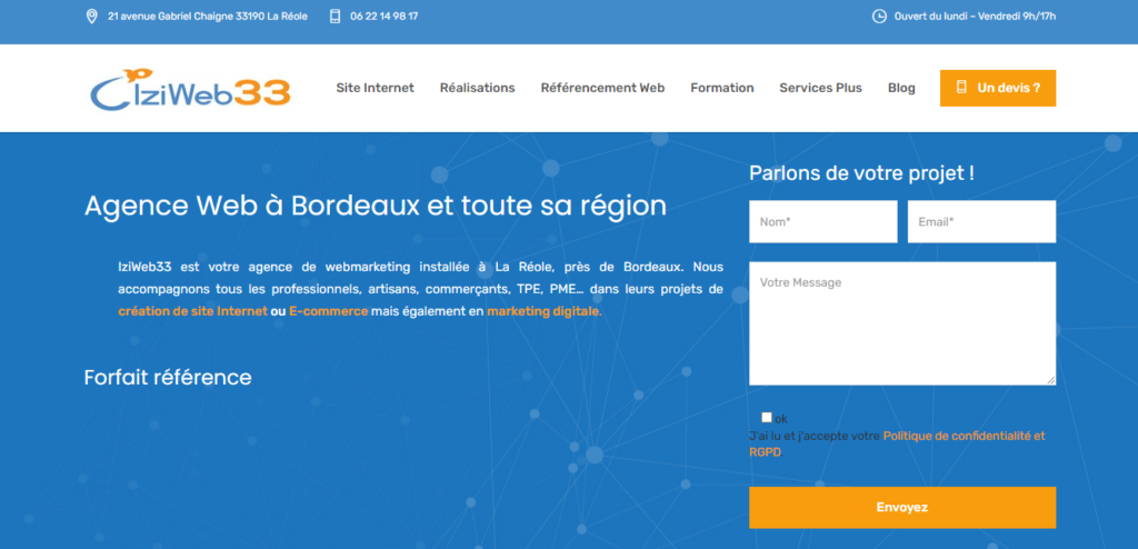 iziweb33 - Agence SEO bordeaux