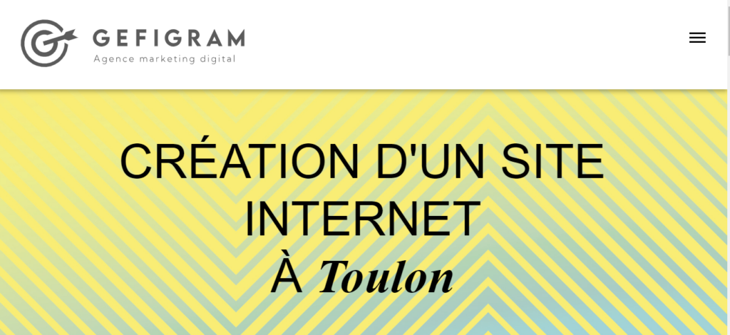 Gefigram - Création site internet Toulon