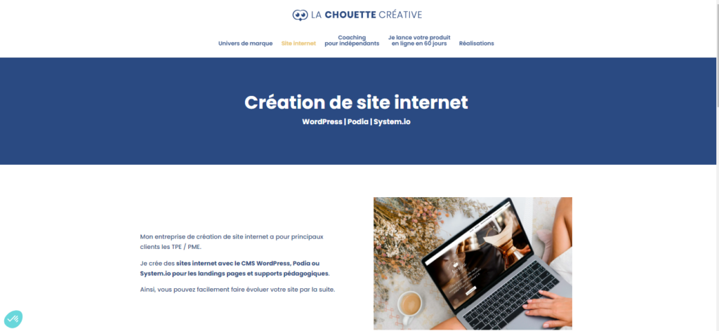 Lachouettecréative - Création de site internet Béthune
