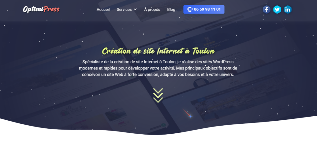 OptimiPress - Création site internet Toulon