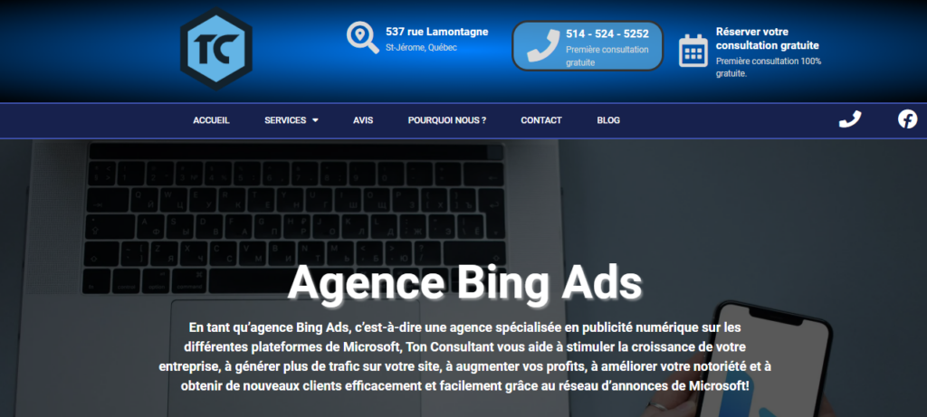 Ton Consultant - Agence bing ads