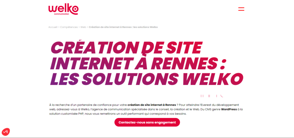 Welko - Création site internet rennes