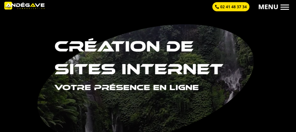 andegave - creation site internet angers