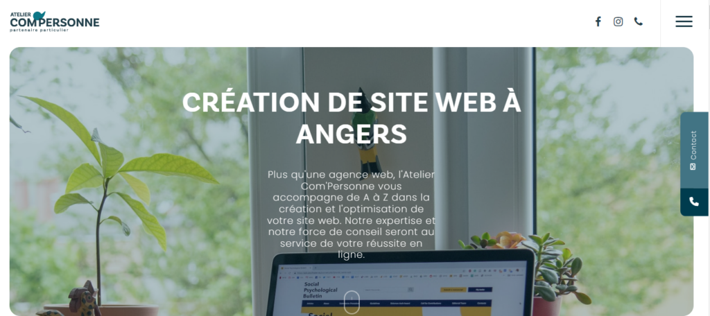atelier compersonne - creation site internet angers