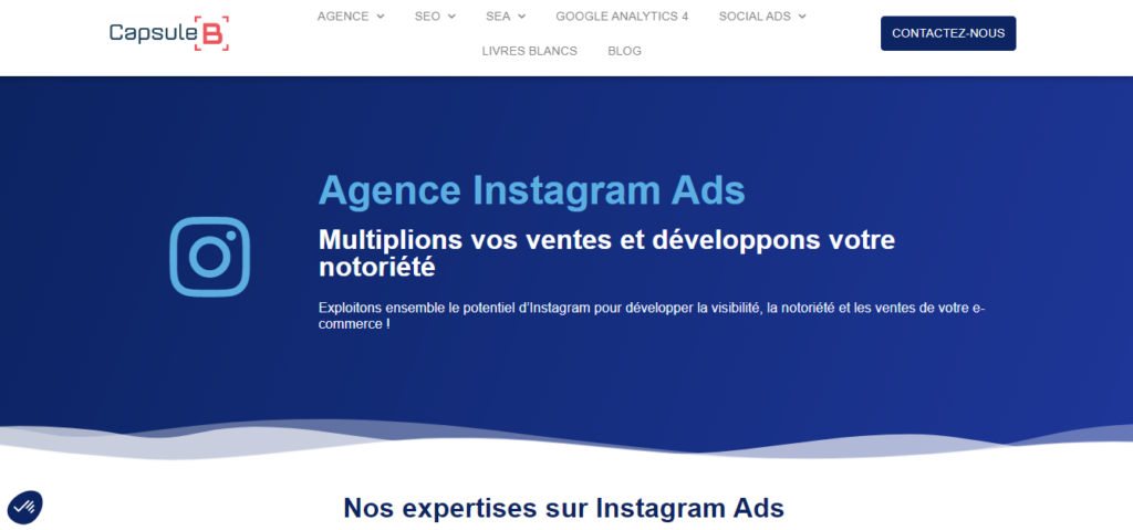 capsule B - agence instagram ads