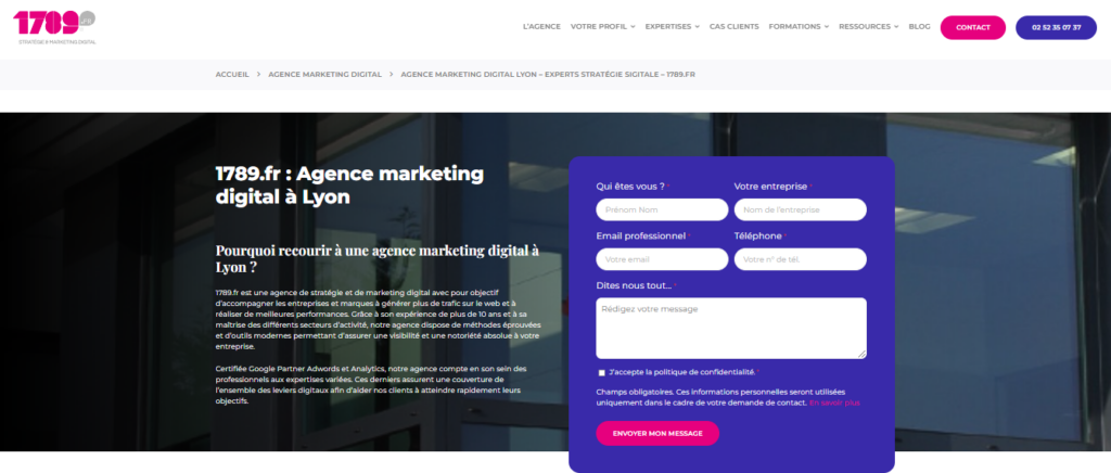 1789.fr - Agence marketing digital Lyon