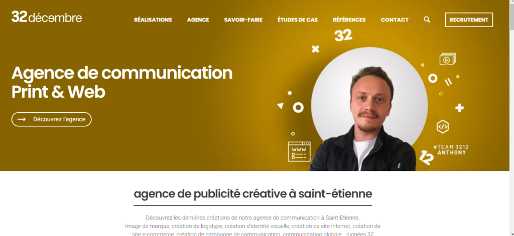 32Décembre - Agences web Saint-Étienne