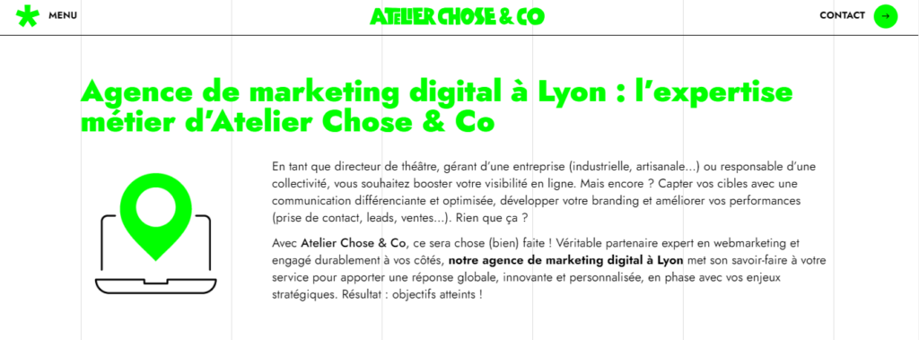 Atelier Chose & Co - Agence marketing digital Lyon