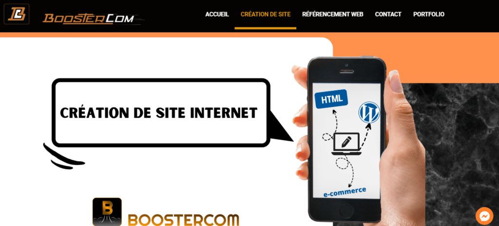 Boostercom - Créationn site internet Nancy