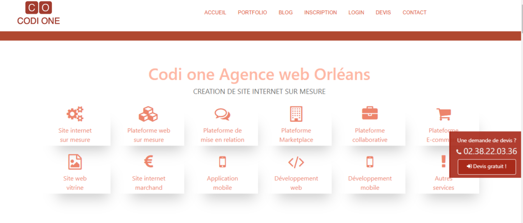 Codi one - Agences web Orléans