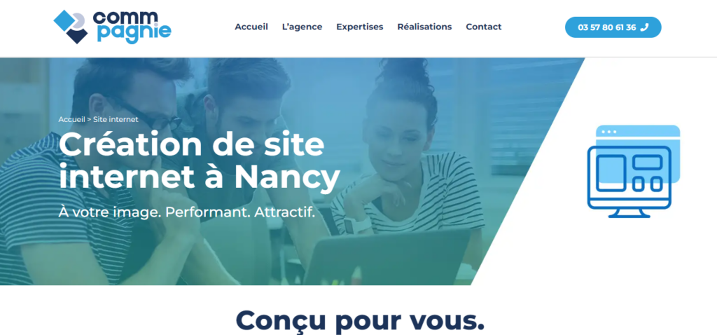 Commpagnie - Créationn site internet Nancy
