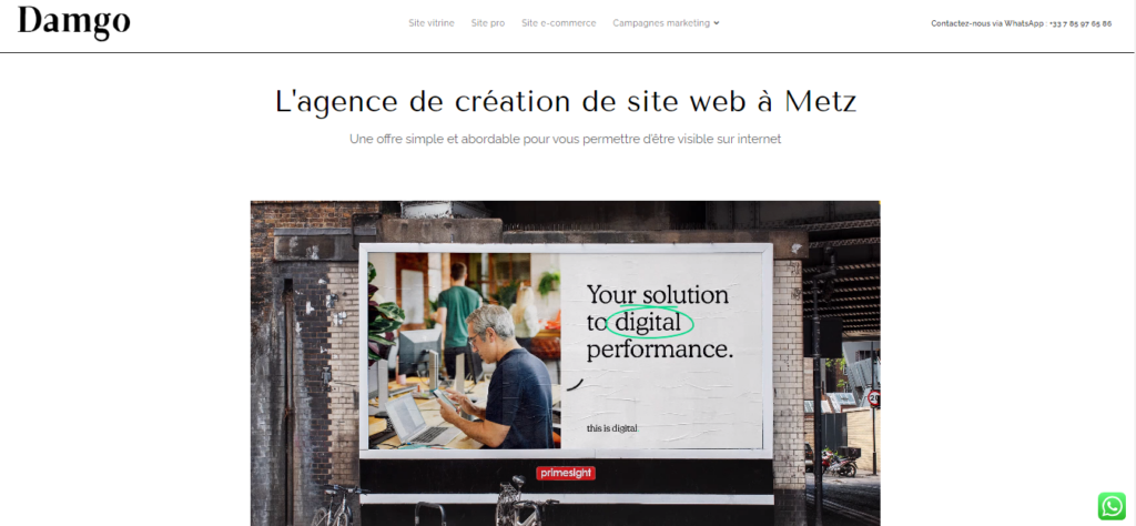 Damgo - Création site internet Metz