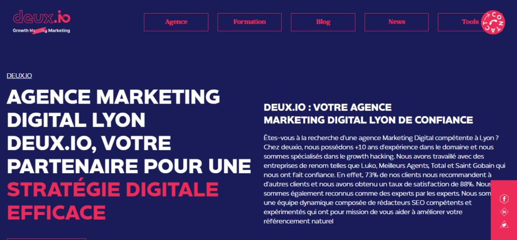 Deux.io - Agence marketing digital Lyon
