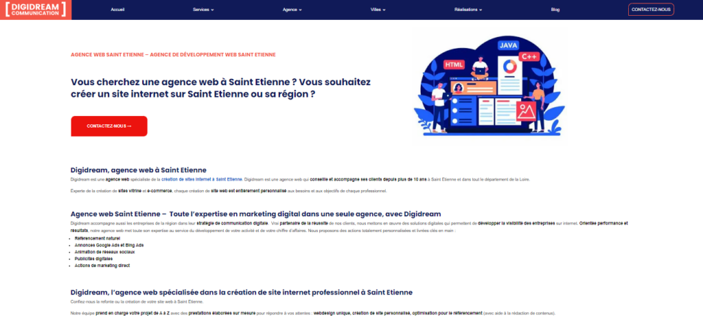 Digidream - Agences web Saint-Étienne