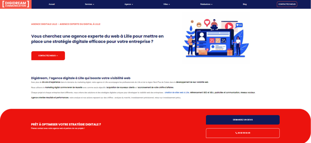DigidreamCommunication - Agence marketing digital Lille