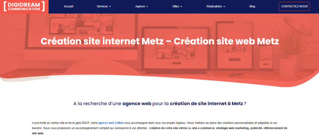 DigidreamCommunication - Création site internet Metz