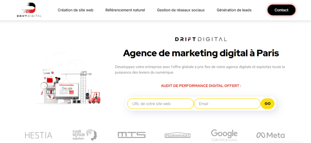 Drift Digital - Agence de marketing digital Paris