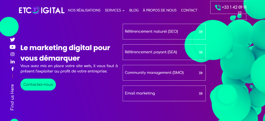 ETC Digital - Agence de marketing digital Paris