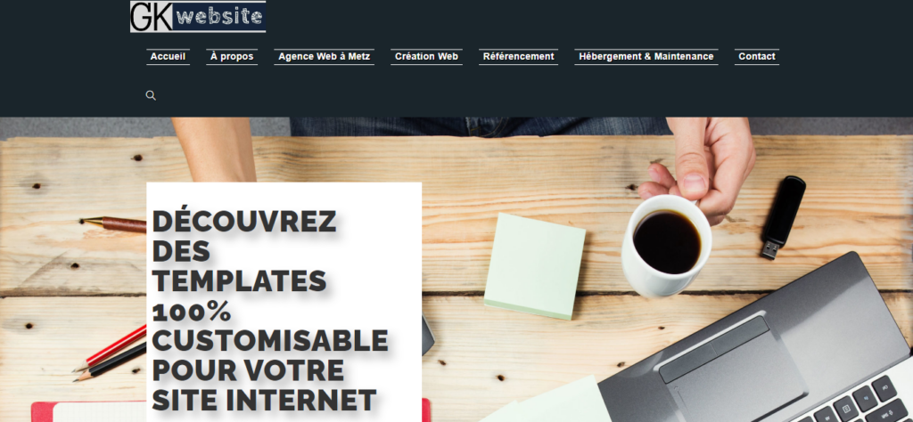 Gkwebsite - Création site internet Metz