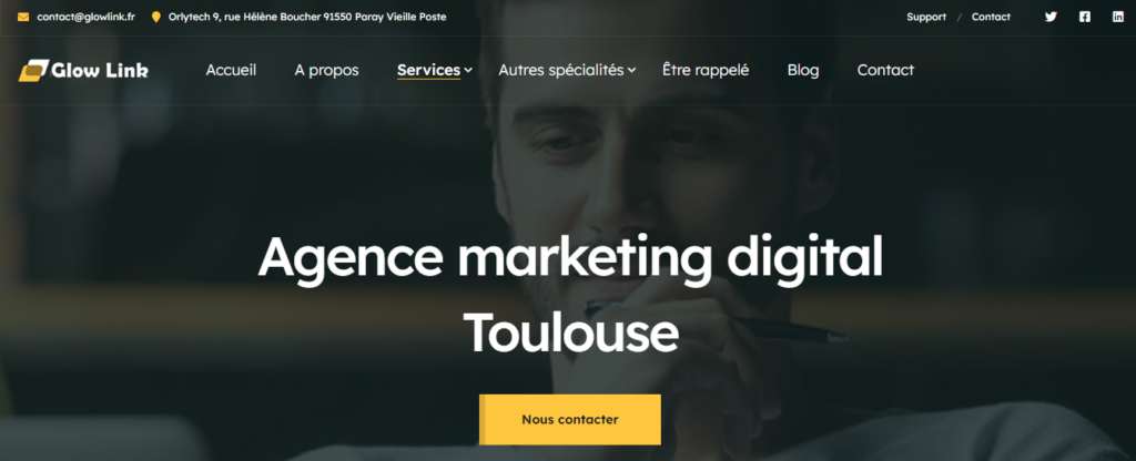 Glow Link - Agence marketing digital Toulouse