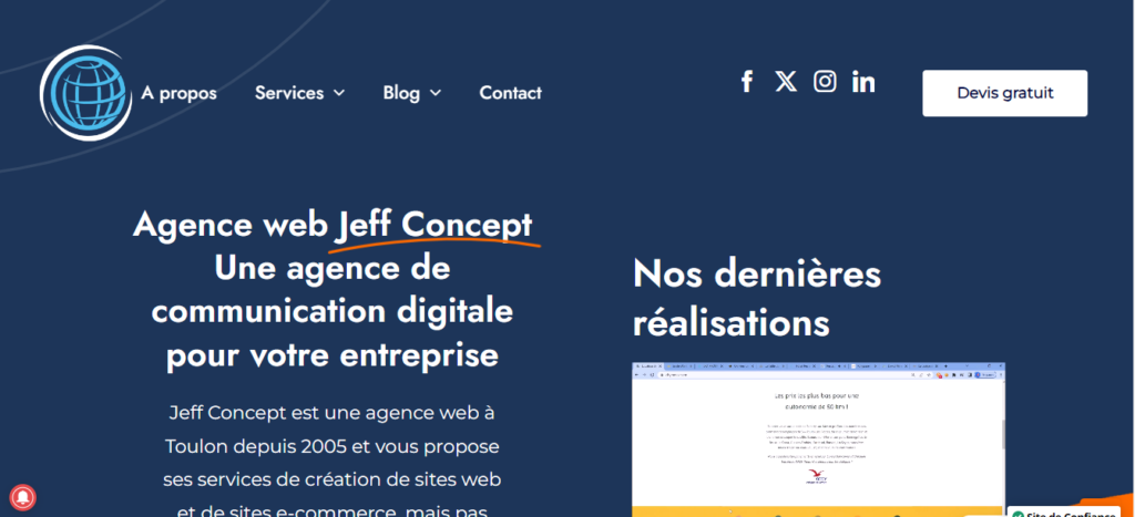 Jeff concept - Agences web Toulon