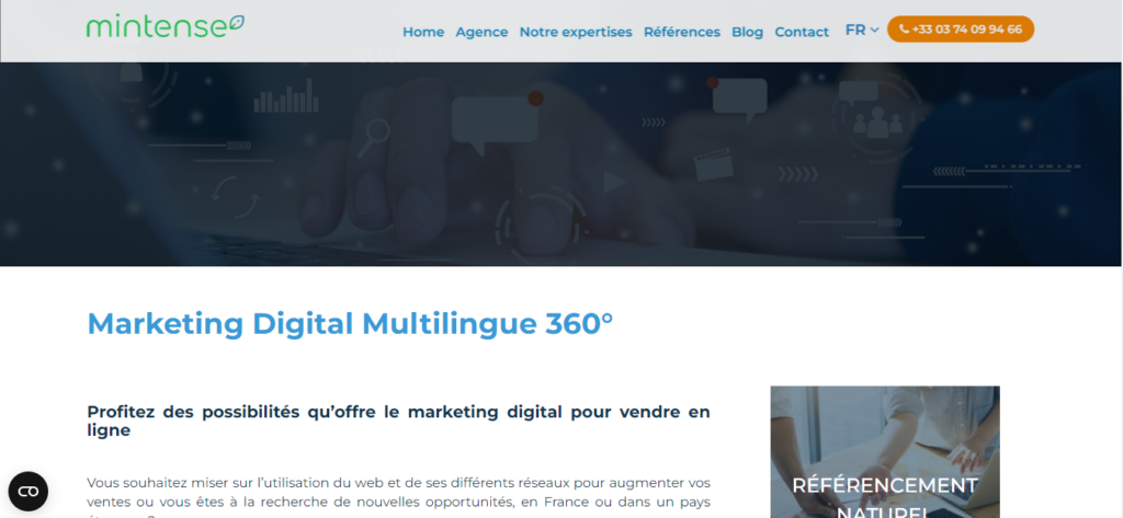 Mintense - Agence marketing digital Lille