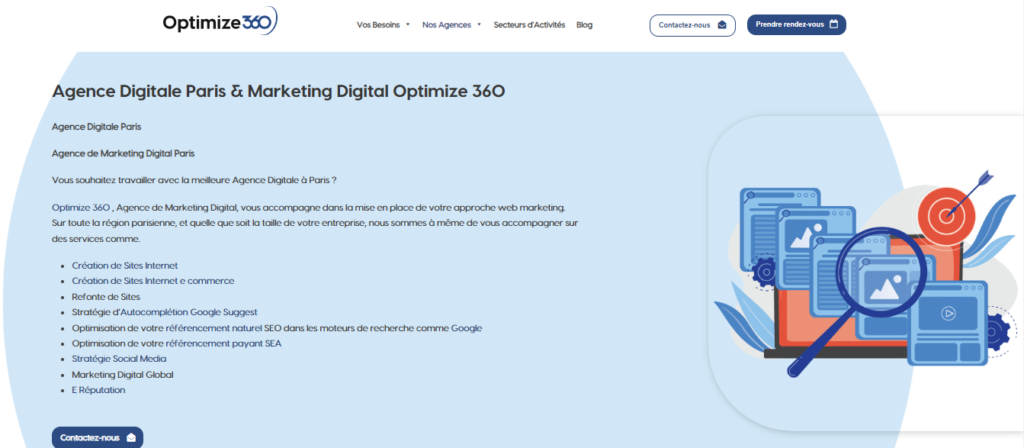 Optimize 360 - Agence de marketing digital Paris