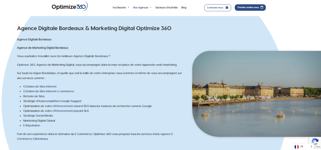 Optimize 360 - Agence marketing digital Bordeaux
