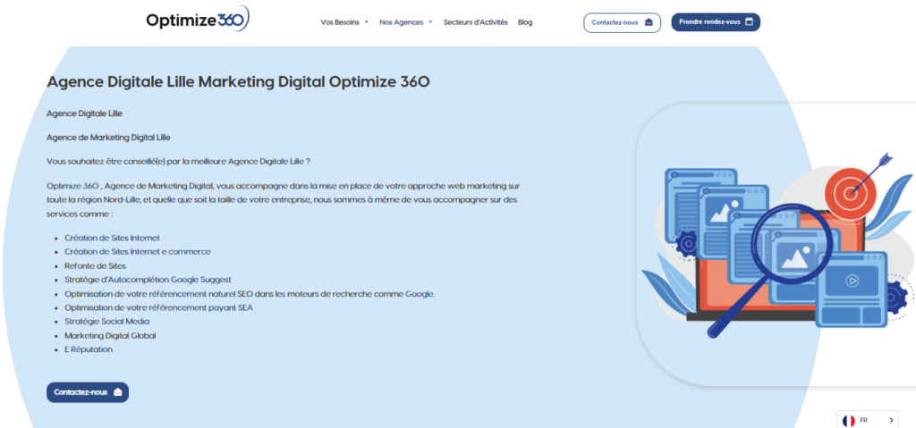Optimize 360 - Agence marketing digital Lille