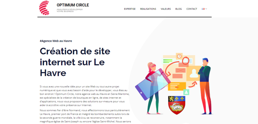 Optimum circle - Agences web Le Havre