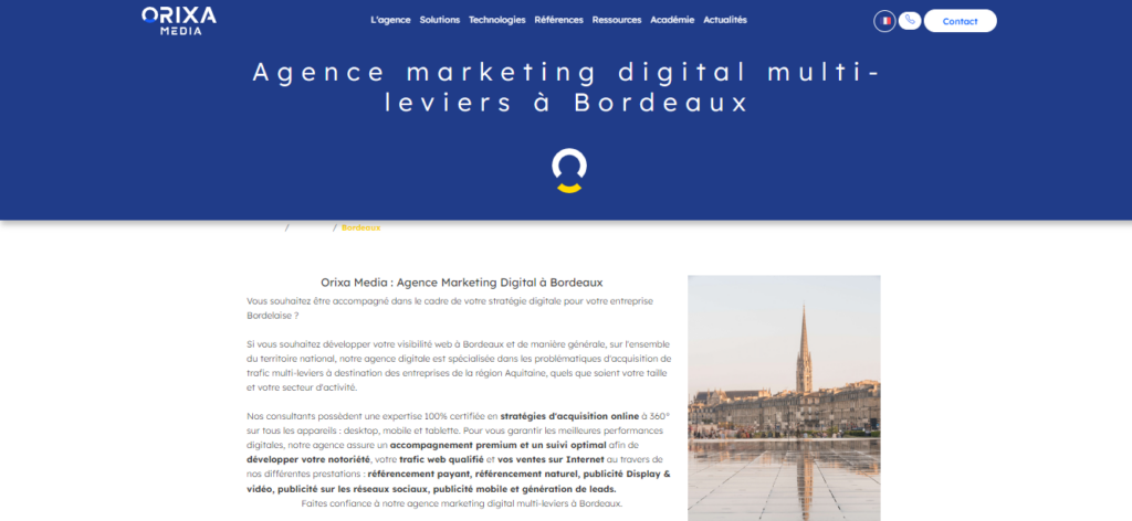 Orixa Media - Agence marketing digital Bordeaux