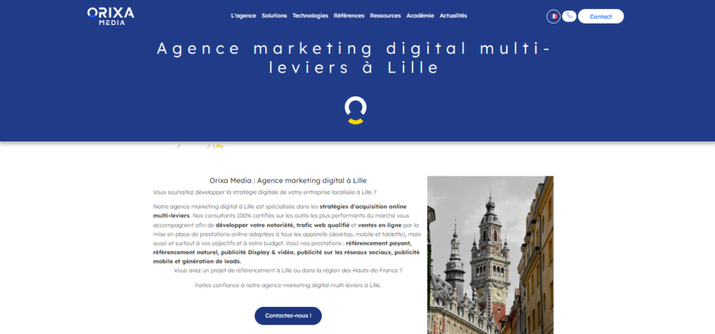 Orixa Media - Agence marketing digital Lille