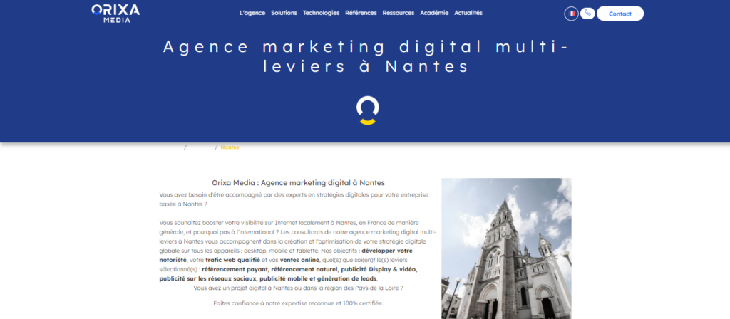 Orixa Media - Agence marketing digital Nantes