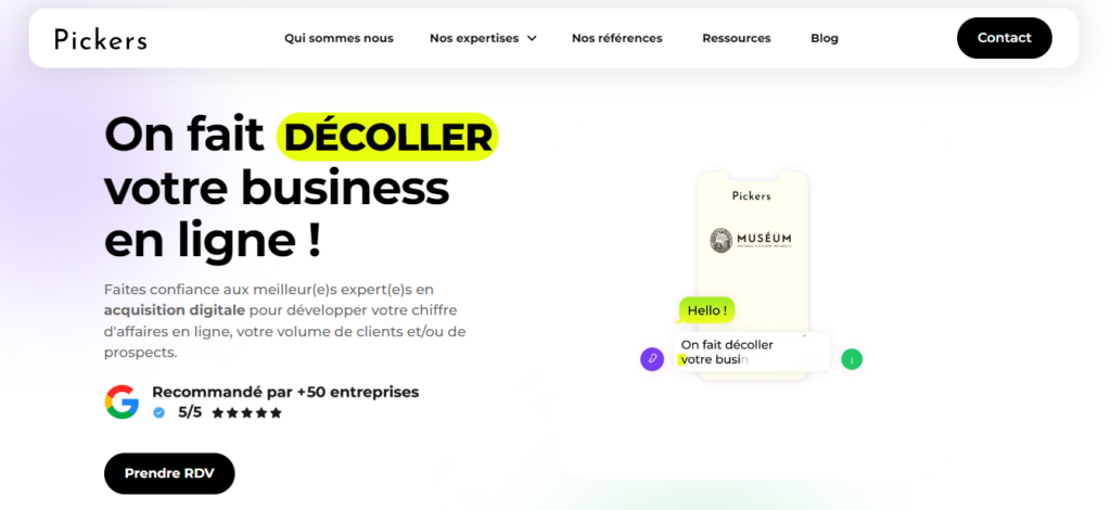 Pickers - Agence marketing digital France