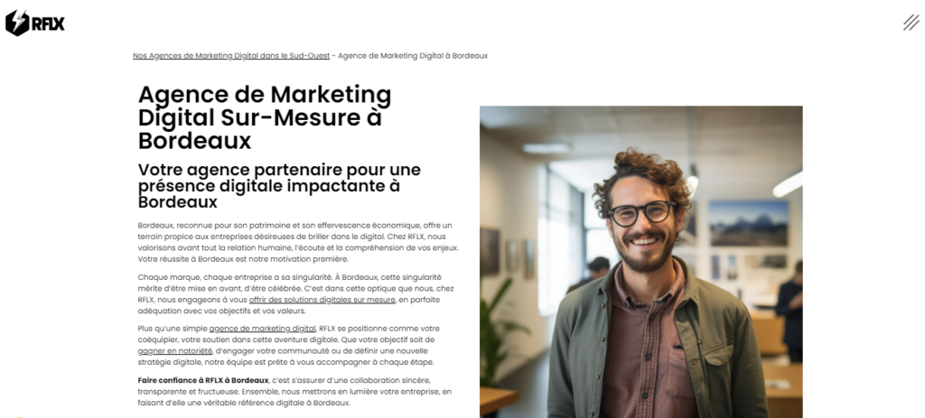 RFLX - Agence marketing digital Bordeaux