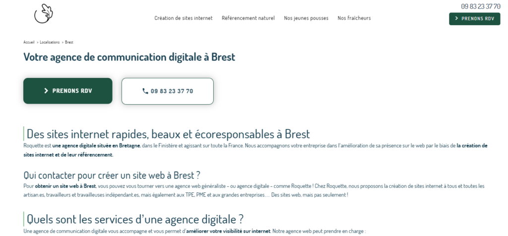 Roquette - Agences web Brest