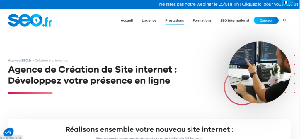 SEO.fr - Agence création de site internet
