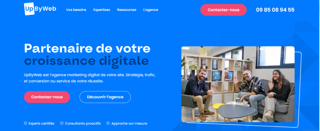 UpByWeb - Agence marketing digital Nantes