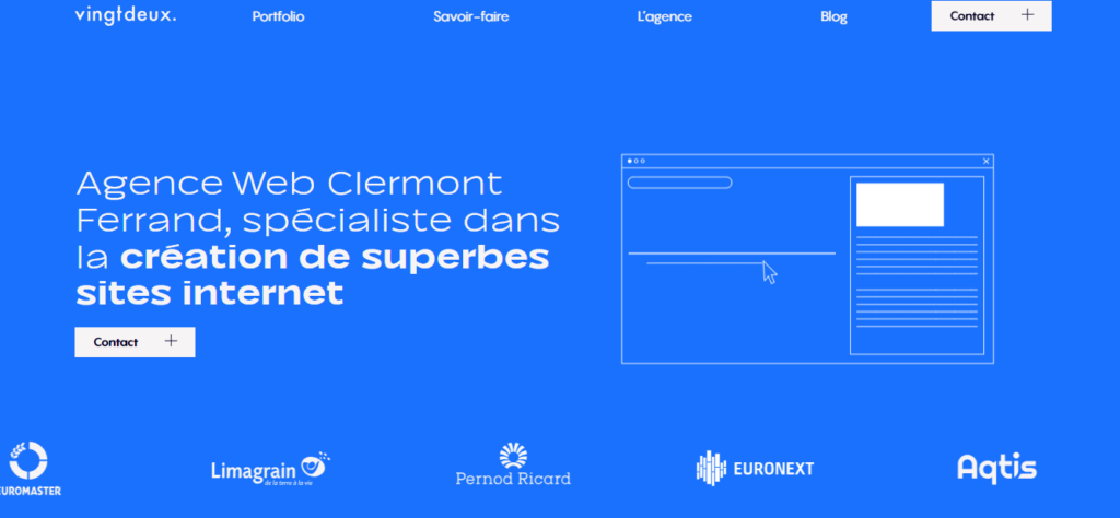 Vingtdeux - Création site internet Clermont-Ferrand