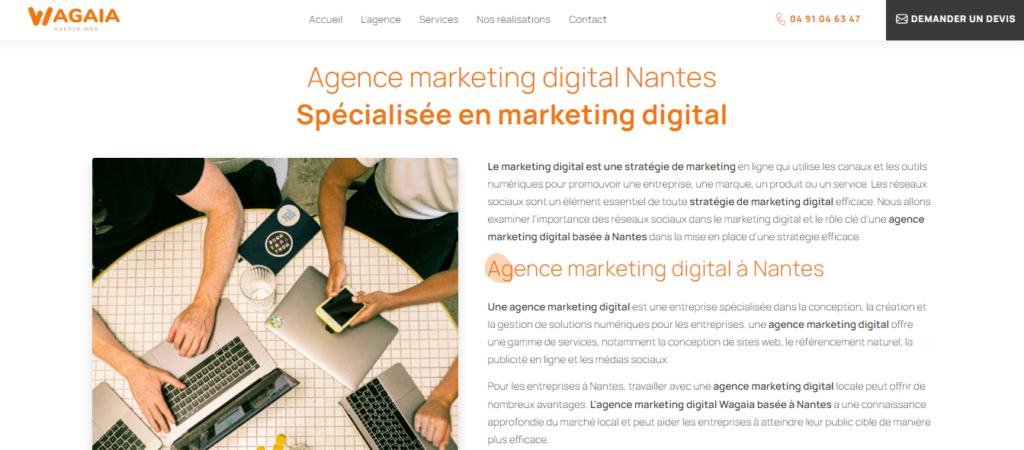 Wagaia - Agence marketing digital Nantes